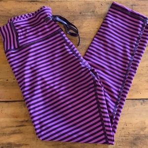 Aerie striped crop leggings